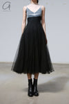 Marc Le Bihan two-piece dress 2169 BLM-2169-HEIBAI black and white